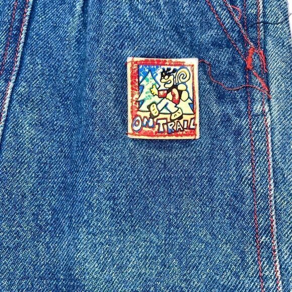 Dept. of Traffic Vintage Jeans with Suspenders - Kids Size 3 - Picture 4 of 10